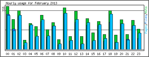 Hourly usage