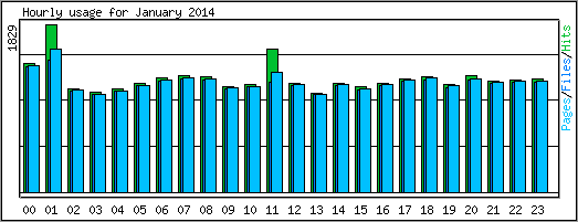 Hourly usage