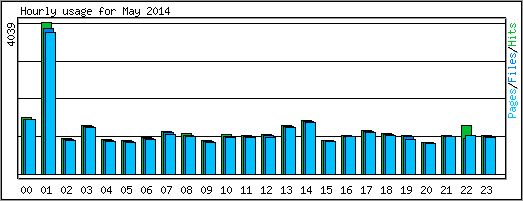 Hourly usage