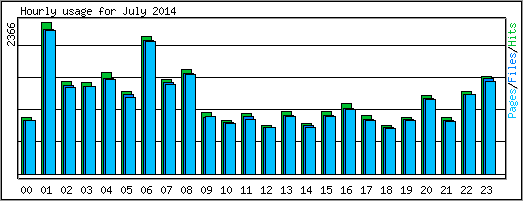 Hourly usage