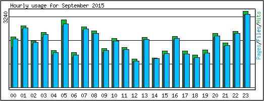 Hourly usage