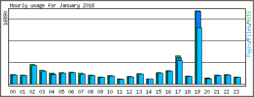 Hourly usage
