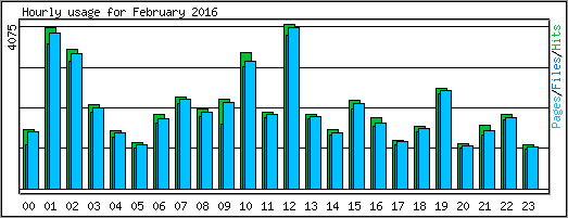 Hourly usage