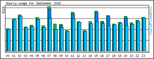 Hourly usage