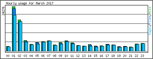 Hourly usage